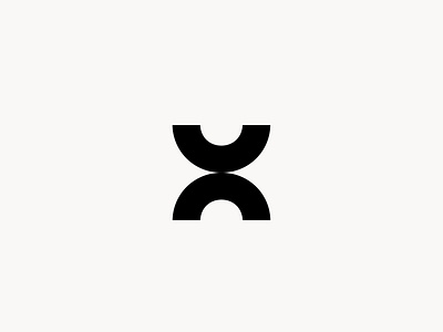 X logo design