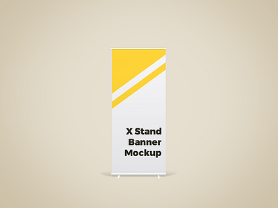 X Stand Banner Mockup branding free free downlaod free psd freebie mock up mockup psd showcase x stand mockup