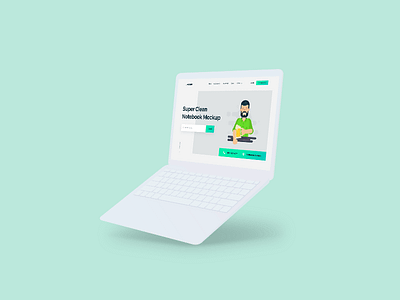 Download Clean Minimalistic Notebook Mockup By Graphberry On Dribbble