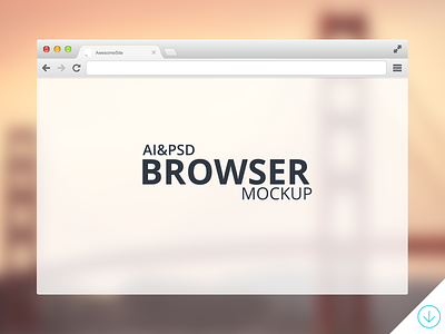 Freebie - Browser Mockup
