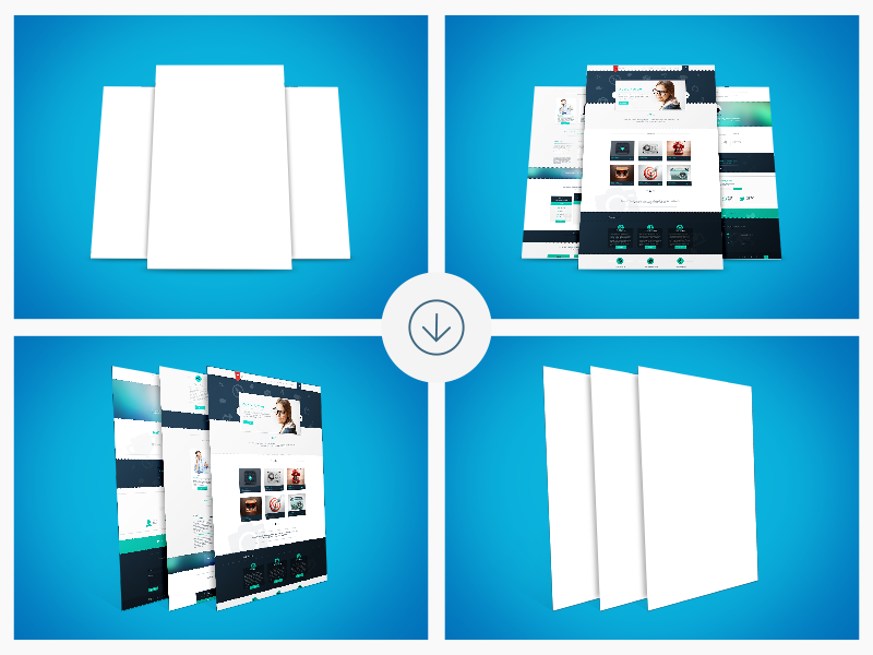 Freebie - Web Mockups By GraphBerry On Dribbble