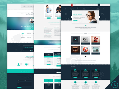 Freebie - Mentum One Page Template