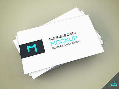 Freebie - Elegant Business Cards Mockup