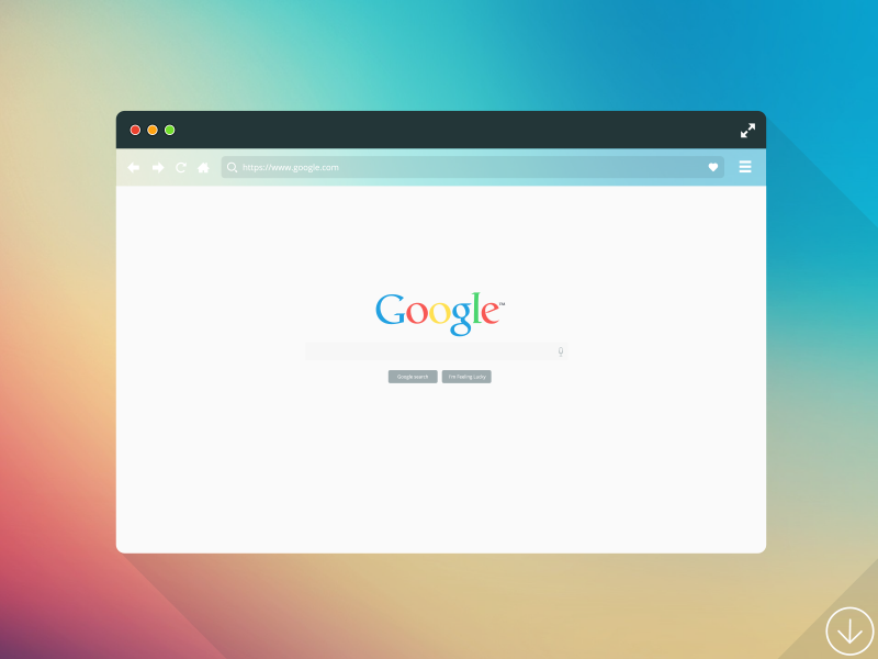 Download Freebie - Flat Browser Mockup by GraphBerry on Dribbble
