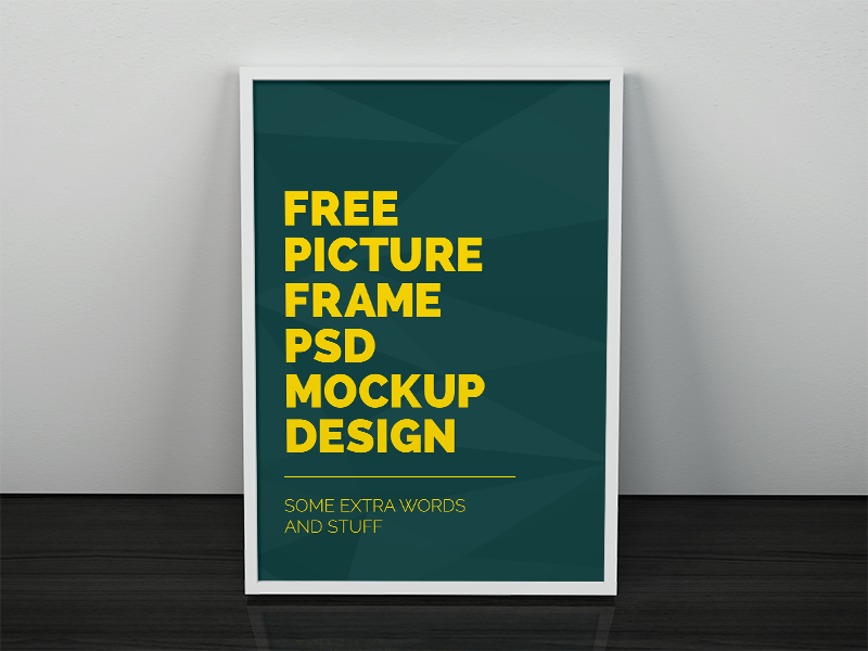 Download Freebie - Artwork Frame PSD Mockup by GraphBerry on Dribbble