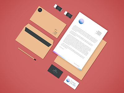 Freebie - Branding,Stationery Mockup branding business card design free freebie letterhead mock up mockup presentation psd showcase stationery