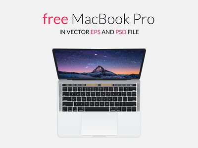 MacBook Pro PSD and Vector apple free macbook mockup psd vector