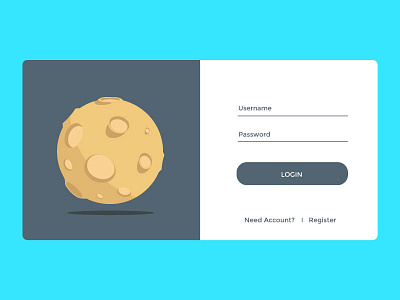 Flat Login Form Template ai eps free freebie login screen template web