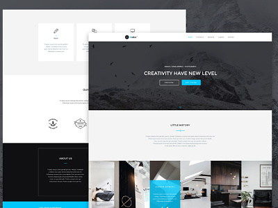 Modus - Free Bootstrap Single Page Portfolio Template by GraphBerry on ...