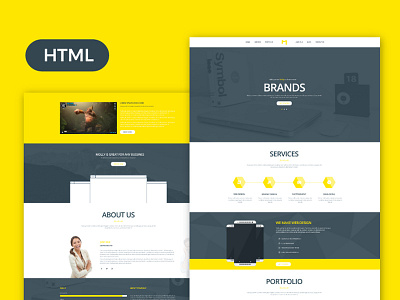 Molly - Free Bootstrap Single Page Portfolio Template