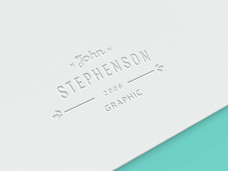 Download Free PSD Logo Mockup by GraphBerry on Dribbble