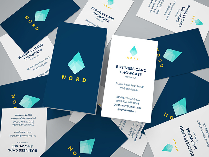 Business Cards Mockup cards identity presentation smart object free psd mockup business card