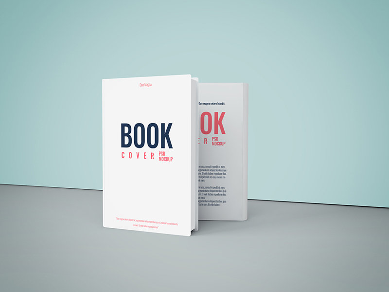 Download Free Book Cover PSD Mockup by GraphBerry on Dribbble