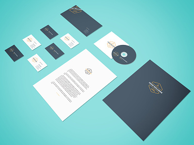 Perspective Stationery PSD Mockup a4 branding business card cd cover latter mockup stationery