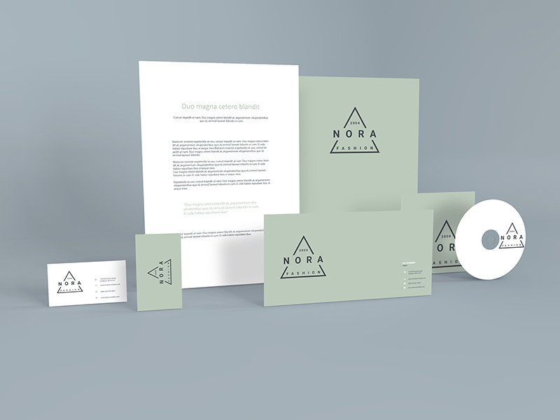 Standing Stationery PSD Mockup envelope letter a4 mockup business card cd stationary branding