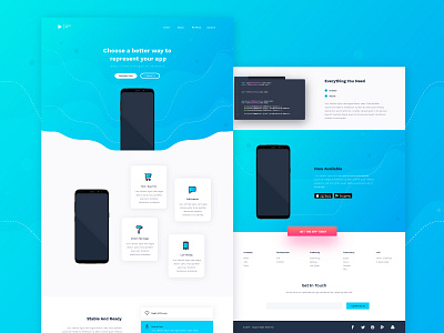 Free PSD Landing Page Template free landing page landing page design psd psd file single page web page