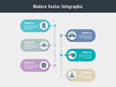 Modern Vector Infographic freebie infograhic modern showcase vector