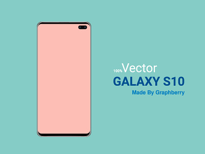 Samsung S10 Vector android free freebie ilustration mobile mockup samsung s10 screen smartphone vector