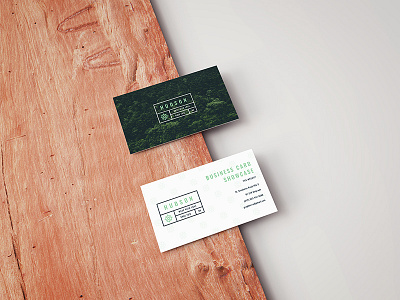 Business Card Mockup on a Wooden Board branding businesscard free mock up mockup psd showcase wood