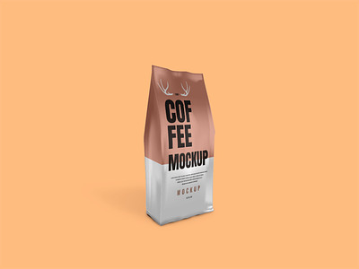 Coffee Bag PSD Mockup coffee mockup coffee package food mockup free mockup psd shwocase tea package