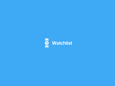 Watchlist bookmark icon list of watches pictopro ui