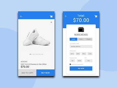 Daily Ui l Credit Card Form #002 design form design graphic design mobile app design screen design ui ui guide uidesign uidesigner