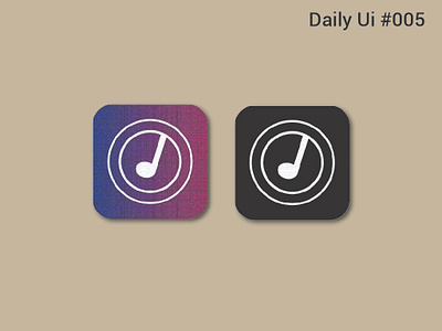 App Icon l Daily Ui #005 design graphic design logo mobile app design screen design ui ui guide uidesign uidesigner uiuxdesign ux