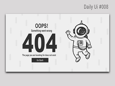 404 design l Daily Ui #008 design graphic design ui ui guide uidesign uidesigner uiuxdesign