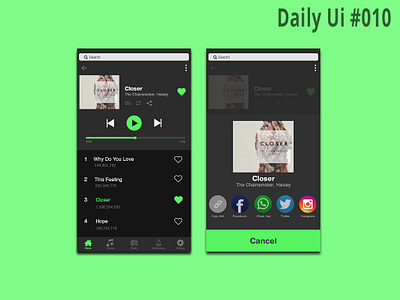 Social Share l Daily Ui #010