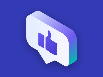 Isometric Approval Icon