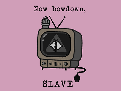 Now Bowdown, SLAVE 1930s adobe animate cc adobe ch adobe character animator cc adobe illustrator cc all seeing eye illustration illustrator old animation old film old movie retro vintage