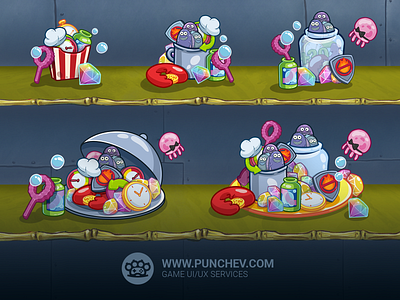 SpongeBob: Krusty Cook-Off, Bundles bundles design game gui icons illustration mobilegame punchev spongebob spongebob squarepants studio punchev ui ux