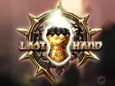 Last Hand Logo concept fantasy font game game art illustration logo sci fi typo