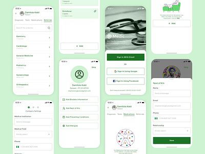 Medic design medical mobile ui productdesign ui ui design uiux ux