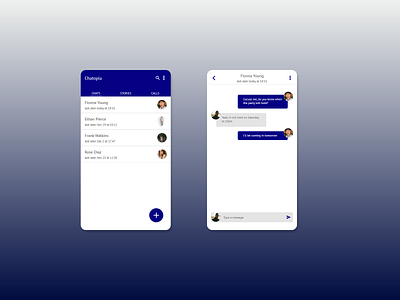 Direct Messaging | Daily UI 13 android chat daily ui 13 dailyui messaging mobile ui ui uiux ux