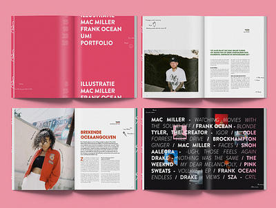 Thomas' Magazine graphic design layout layout design magazine magazine layout typography