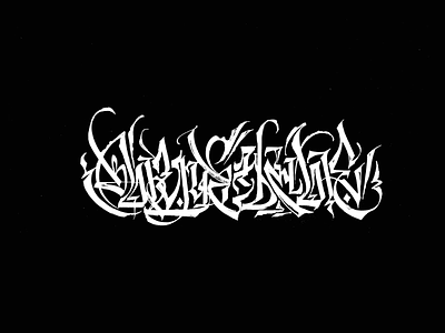 Post-gothic lettering advertisment arabic arabic calligraphy art calligraffiti callligraphy gothic letters handwritten lettering modern calligraphy print slavasain typography