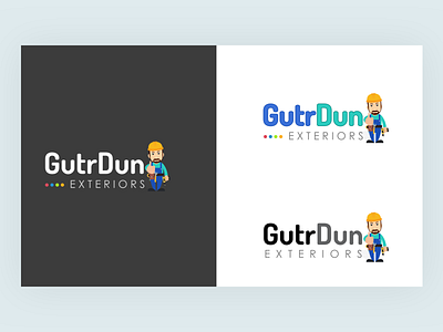 Gutrdun Logo Redesign ( https://www.gutrdun.com/ ) gutter logo logo design