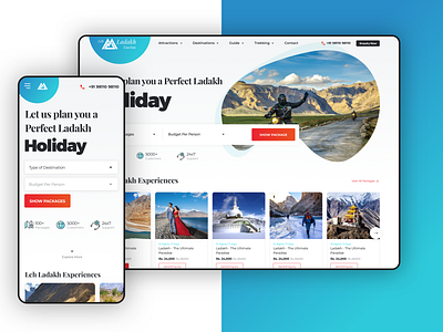 Travel Landing page 2019 2019 trends flatdesign landing page web design