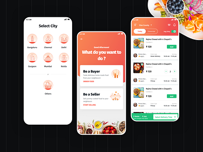 Food App Exploration android app chef app food drink food app food app ui food combo homemade food ui user experience