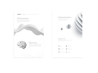 Cognitive KV design graphic design neuro neurologopedia transparent web website white