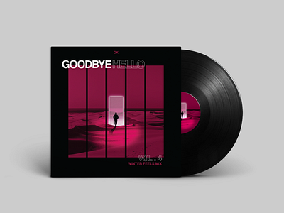 'Goodbye Hello' Mix Cover album album art album artwork album cover design design edm illustrator mix photoshop soundcloud