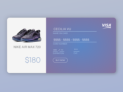 DailyUI Day 2 - Credit card checkout dailyui