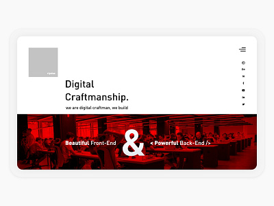 Digital Agency branding clean ui design landing page landingpage ui uiux ux website