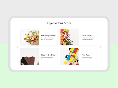 Online Store adobe xd adobexd clean ui clean ui design new online shop store trends ui ux vegetable website xd design