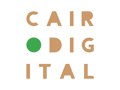 Cairo Digital Logo branding cairo logo palette