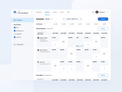 Project Management Dashboard - Web App app clean dashboard design hr human resource management project project management ui uidesign ux ux design web app web design website