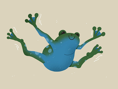 Illustration for Sber animal art character character design design education frog illustration procreate sber vector