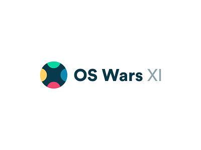 OS Wars 6 branding design flat flatdesign logo minimal operating system os typography ui ux vector