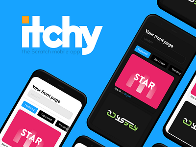 Itchy mockups app app design design flat itchy minimal mobile mobile app mobile app design mobile ui scratch ui ux vector